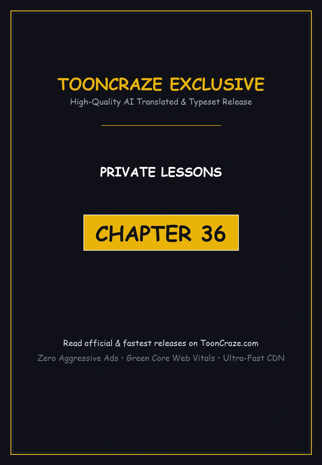 Private Lessons Manhwa Facon Chapter 36 - Page 1