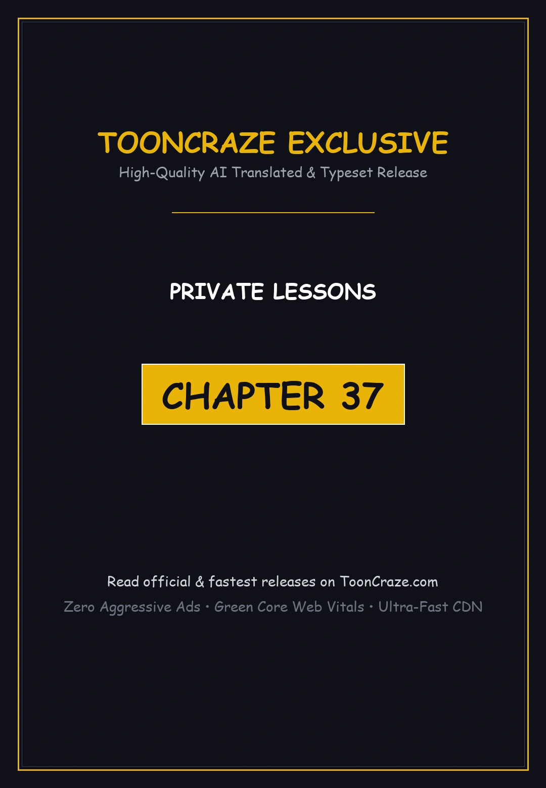 Private Lessons Manhwa Facon Chapter 37 - Page 1