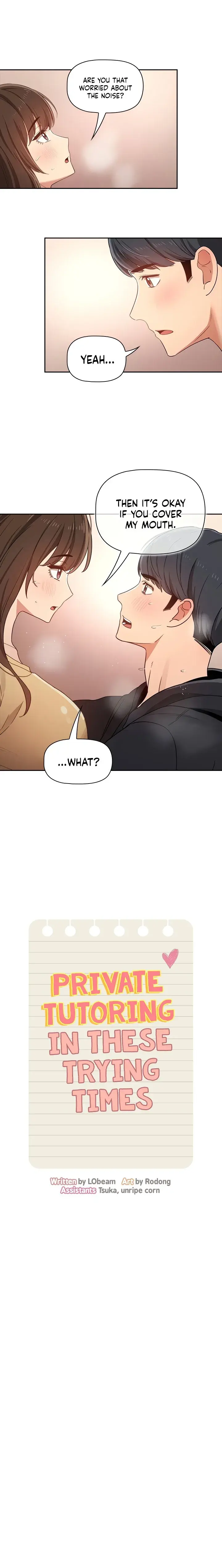 Private Tutoring In These Trying Times Chapter 14 - Page 1