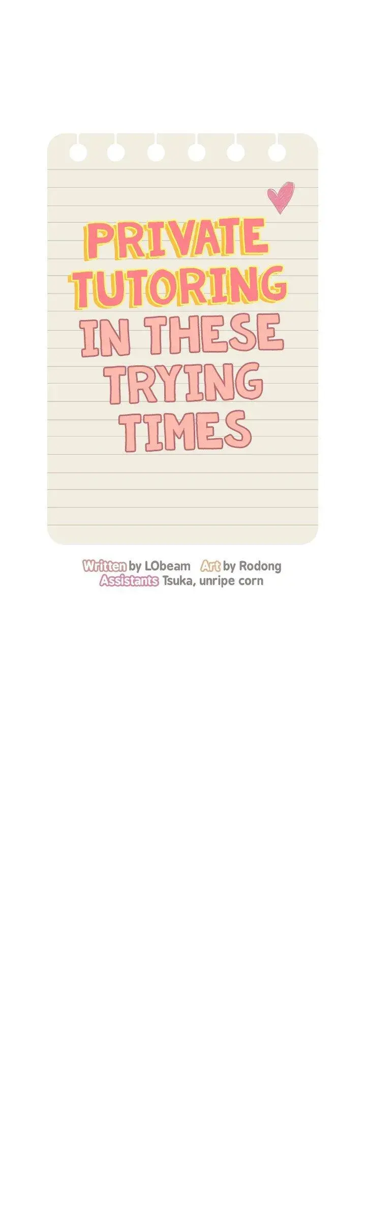 Private Tutoring In These Trying Times Chapter 30 - Page 3