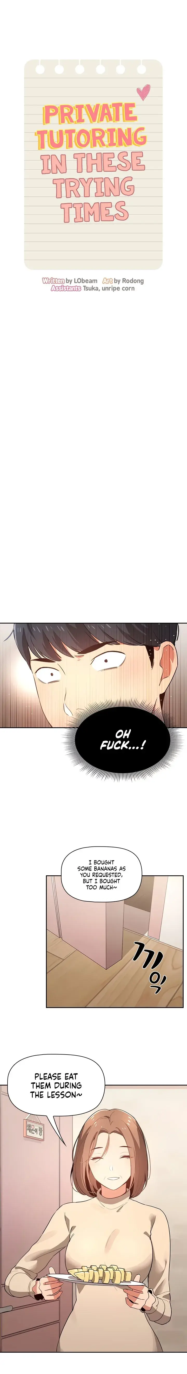 Private Tutoring In These Trying Times Chapter 5 - Page 2