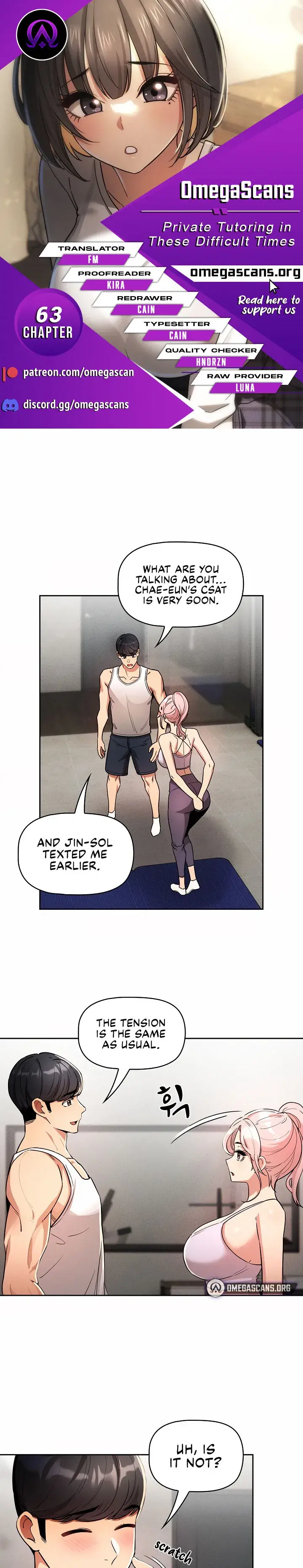 Private Tutoring In These Trying Times Chapter 63 - Page 1