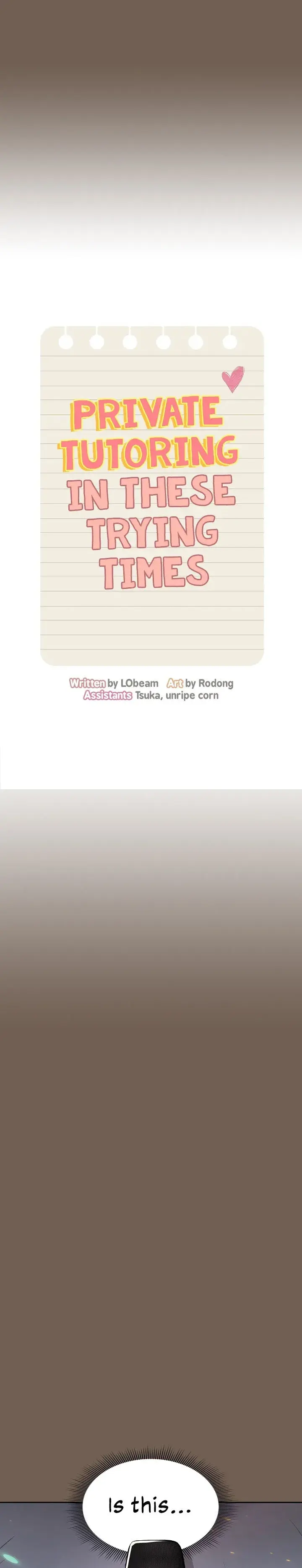 Private Tutoring In These Trying Times Chapter 75 - Page 7