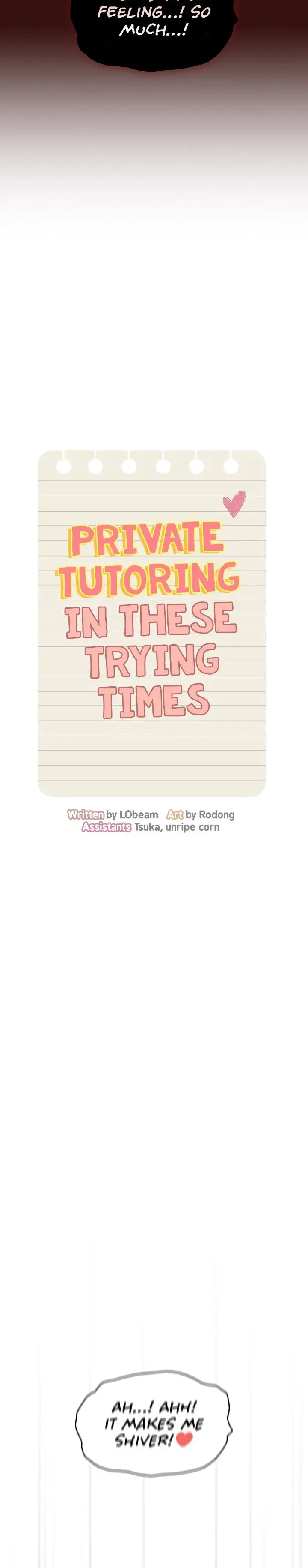 Private Tutoring In These Trying Times Chapter 78 - Page 8