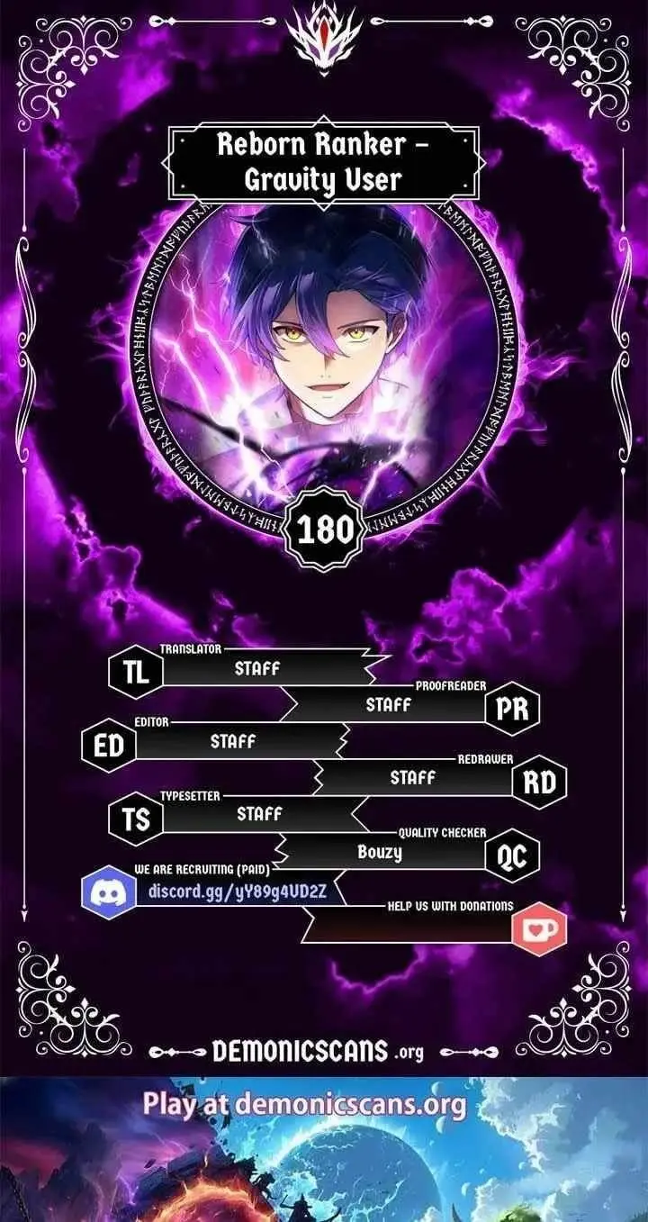 Reborn Ranker Gravity User Chapter 180 - Page 1