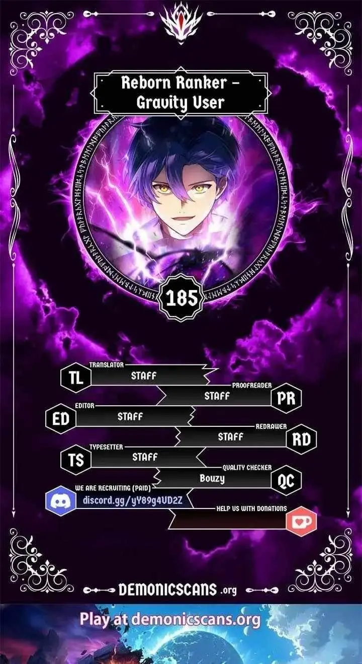 Reborn Ranker Gravity User Chapter 185 - Page 1