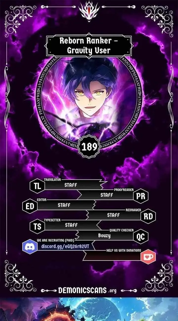 Reborn Ranker Gravity User Chapter 189 - Page 1