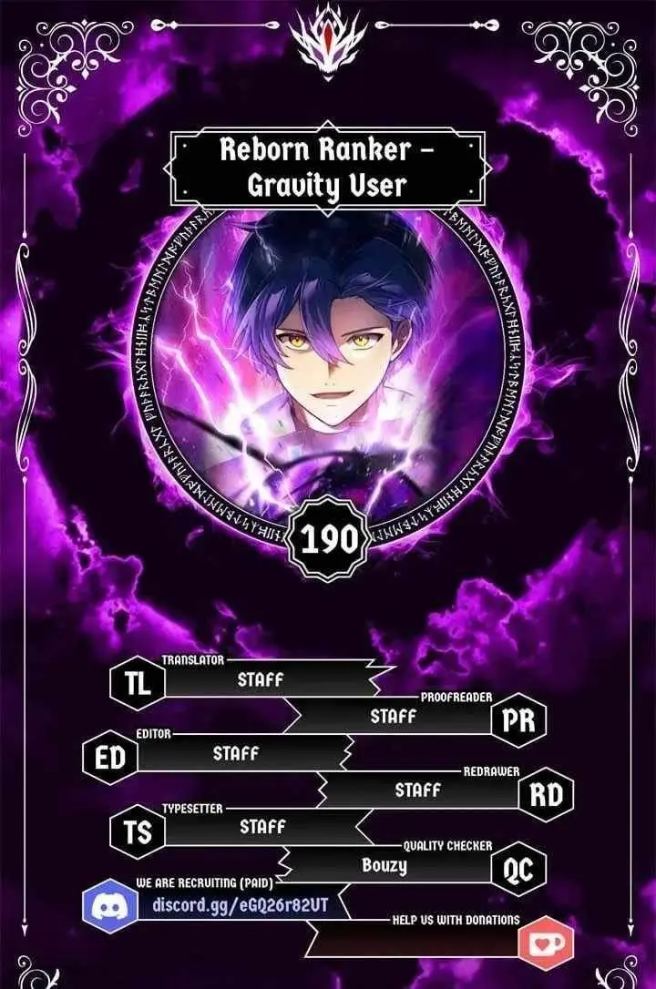 Reborn Ranker Gravity User Chapter 190 - Page 1