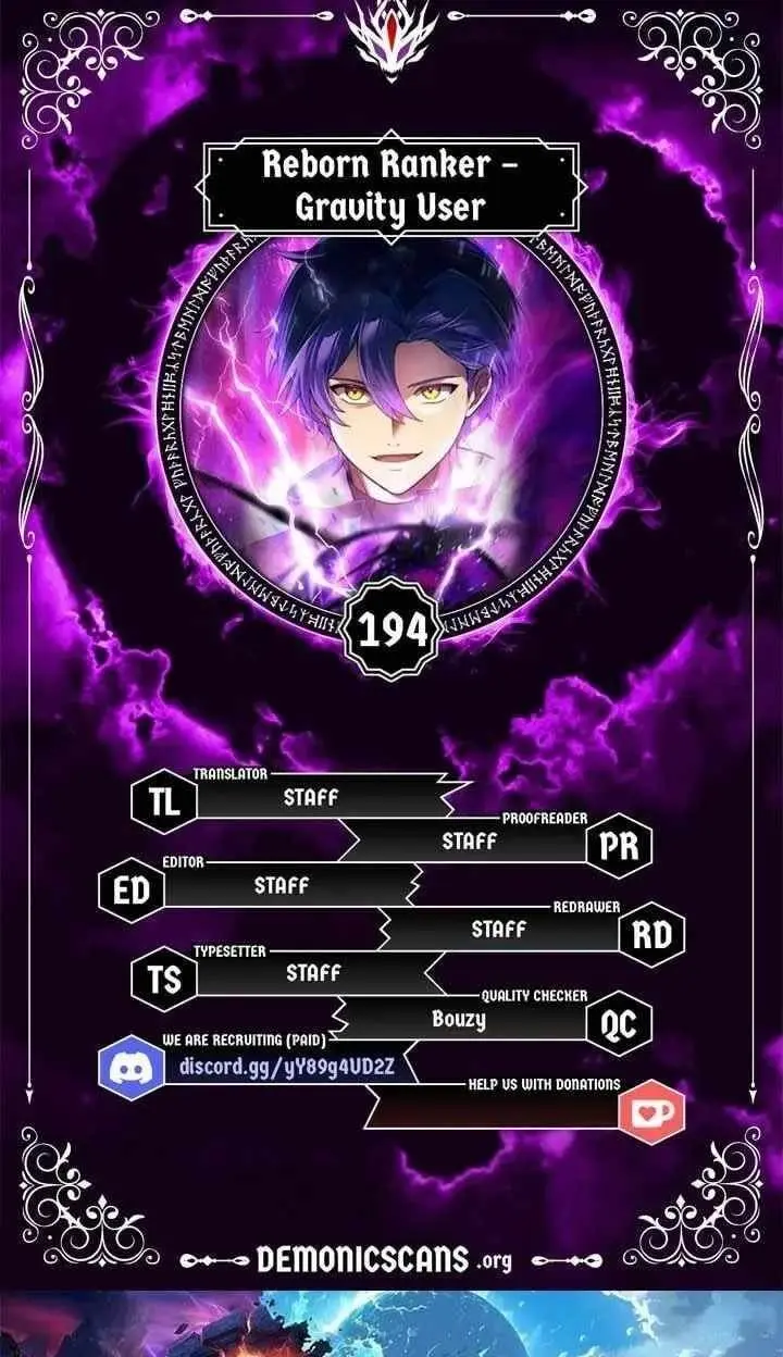 Reborn Ranker Gravity User Chapter 194 - Page 1
