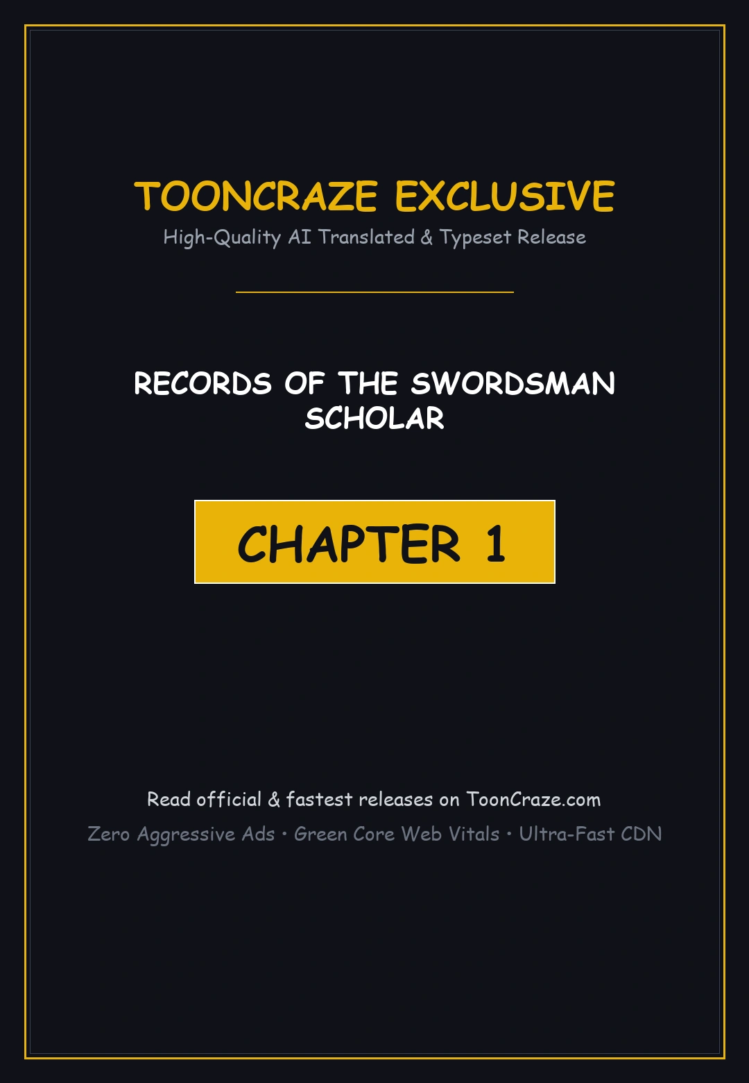 Records Of The Swordsman Scholar Chapter 1 - Page 1