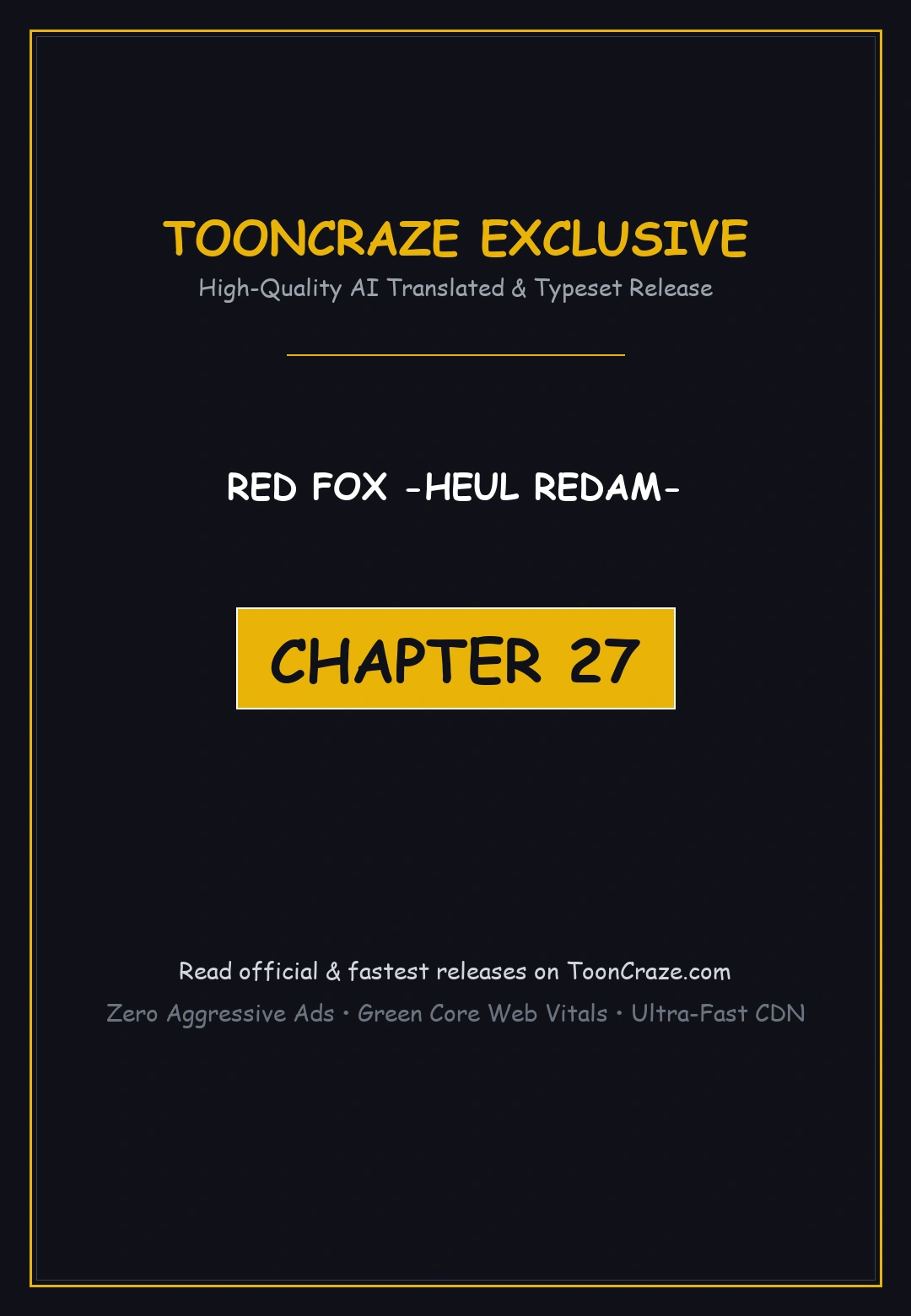 Red Fox Heul Redam Chapter 27 - Page 1