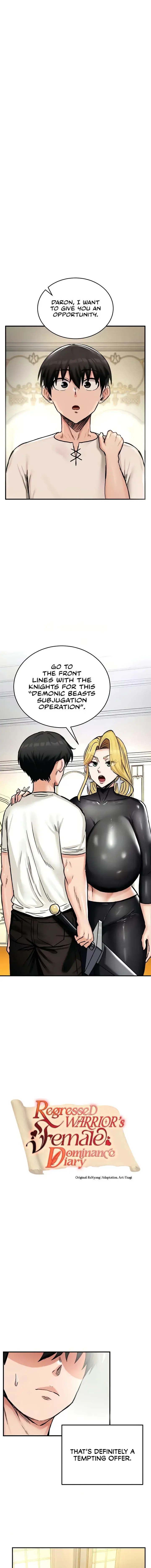 Regressed Warriors Female Dominance Diary Chapter 15 - Page 1