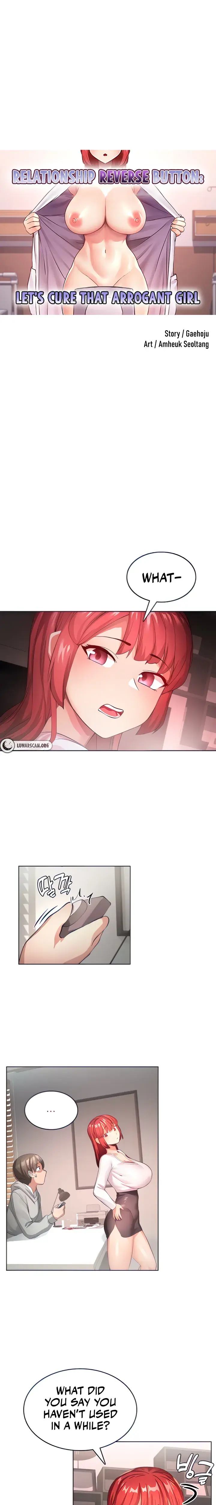 Relationship Reverse Button Lets Cure That Arrogant Girl Chapter 2 - Page 1