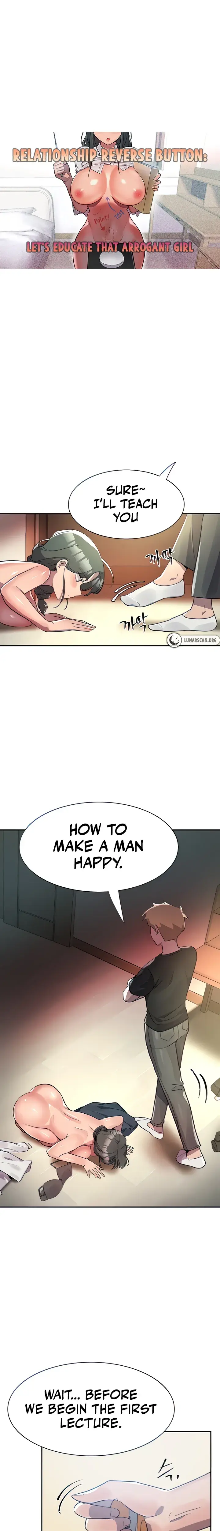 Relationship Reverse Button Lets Educate That Arrogant Girl Chapter 2 - Page 1