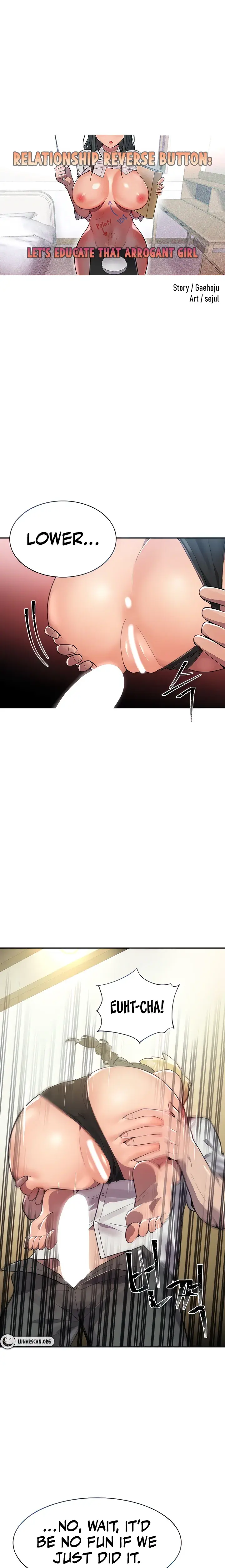 Relationship Reverse Button Lets Educate That Arrogant Girl Chapter 4 - Page 1