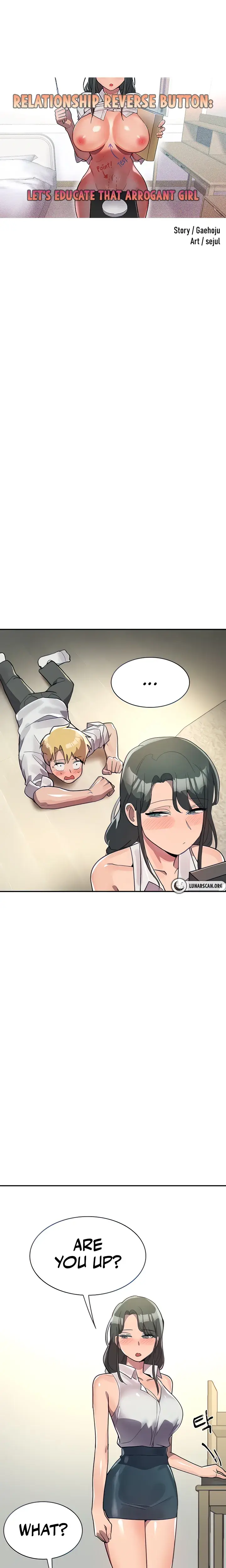 Relationship Reverse Button Lets Educate That Arrogant Girl Chapter 5 - Page 1