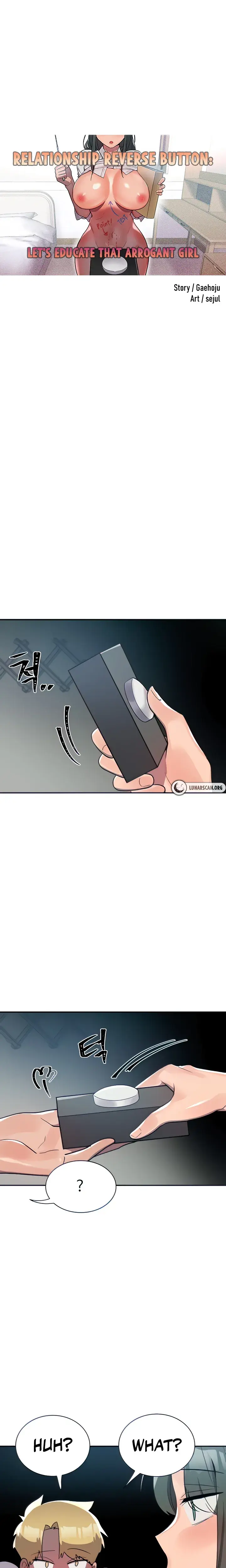 Relationship Reverse Button Lets Educate That Arrogant Girl Chapter 8 - Page 1