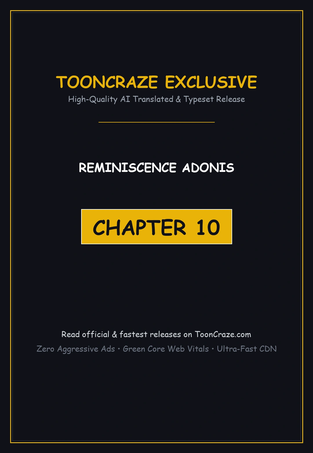 Reminiscence Adonis Manhwa Chapter 10 - Page 1