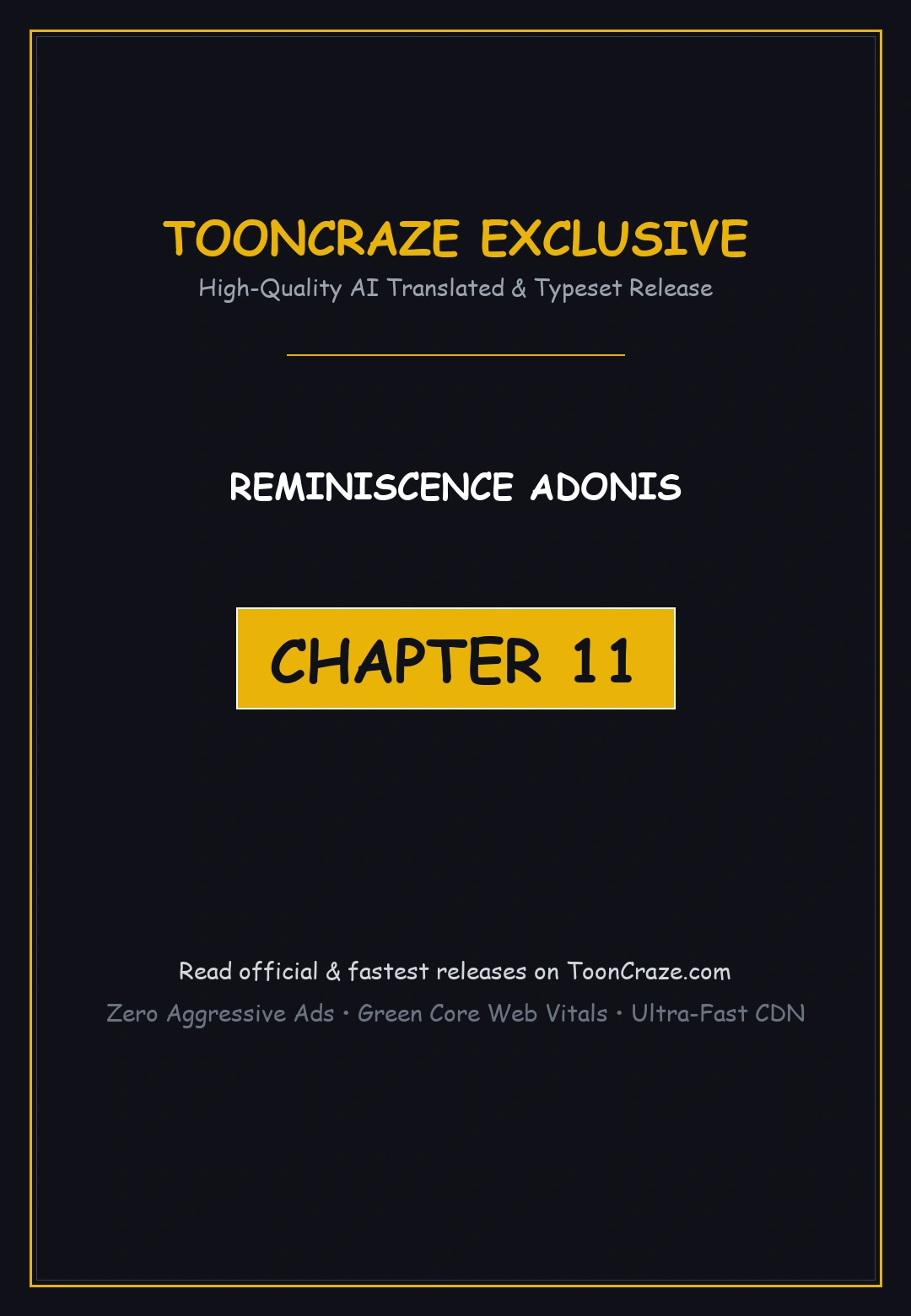 Reminiscence Adonis Manhwa Chapter 11 - Page 1
