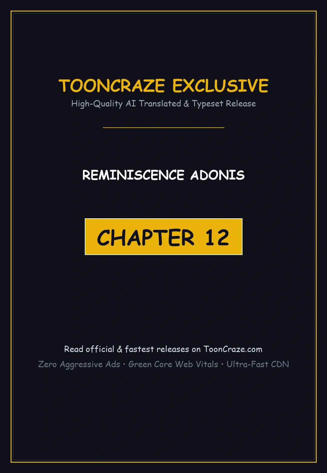 Reminiscence Adonis Manhwa Chapter 12 - Page 1