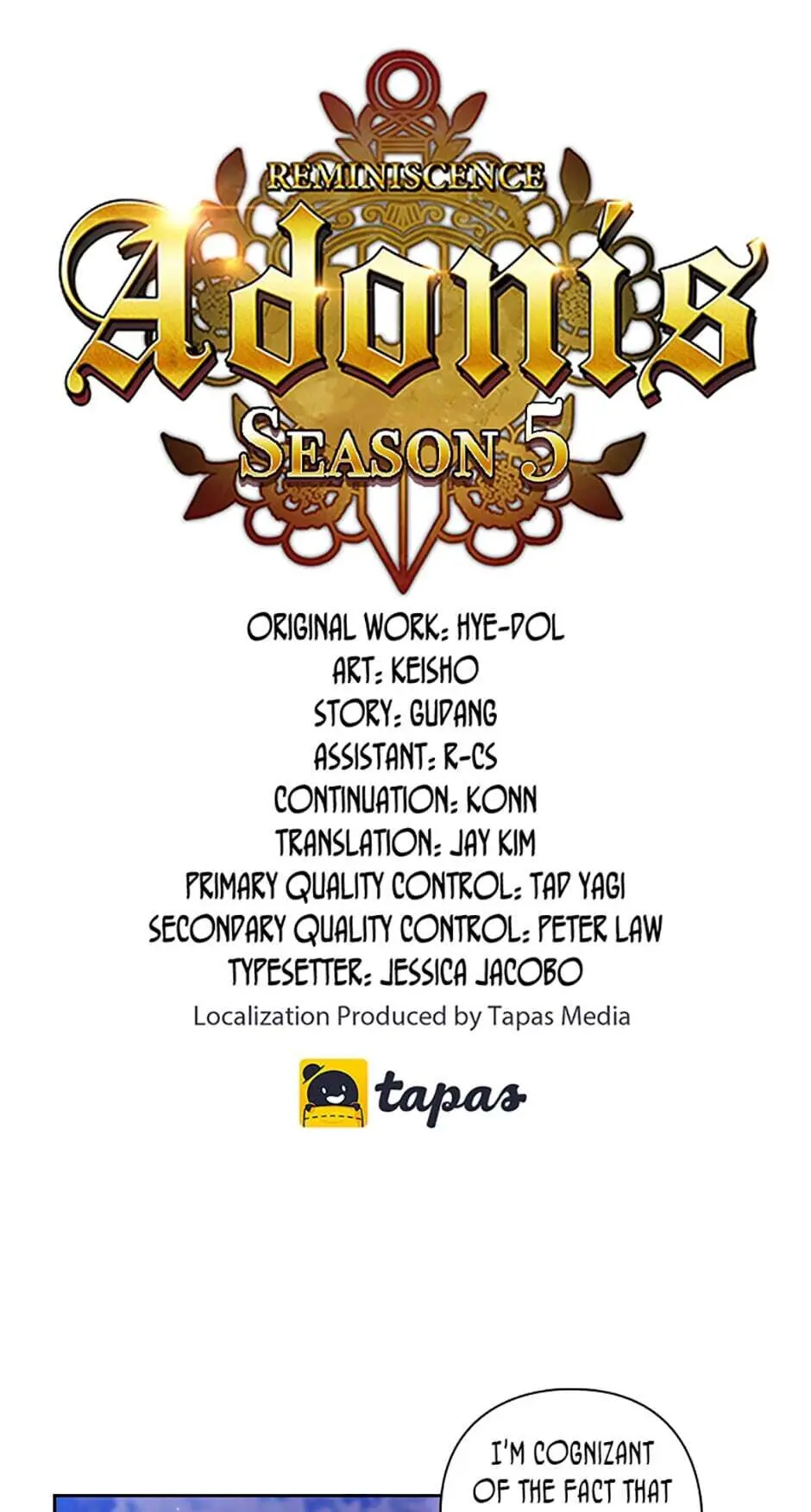 Reminiscence Adonis Manhwa Chapter 171 - Page 3