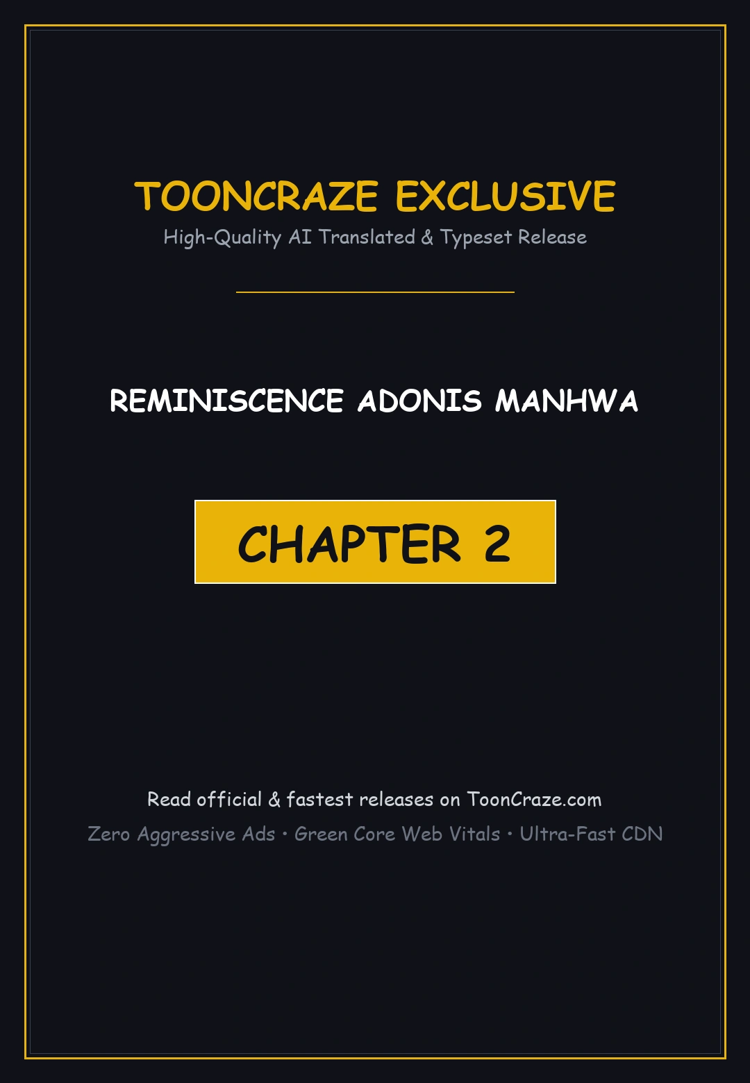 Reminiscence Adonis Manhwa Chapter 2 - Page 1