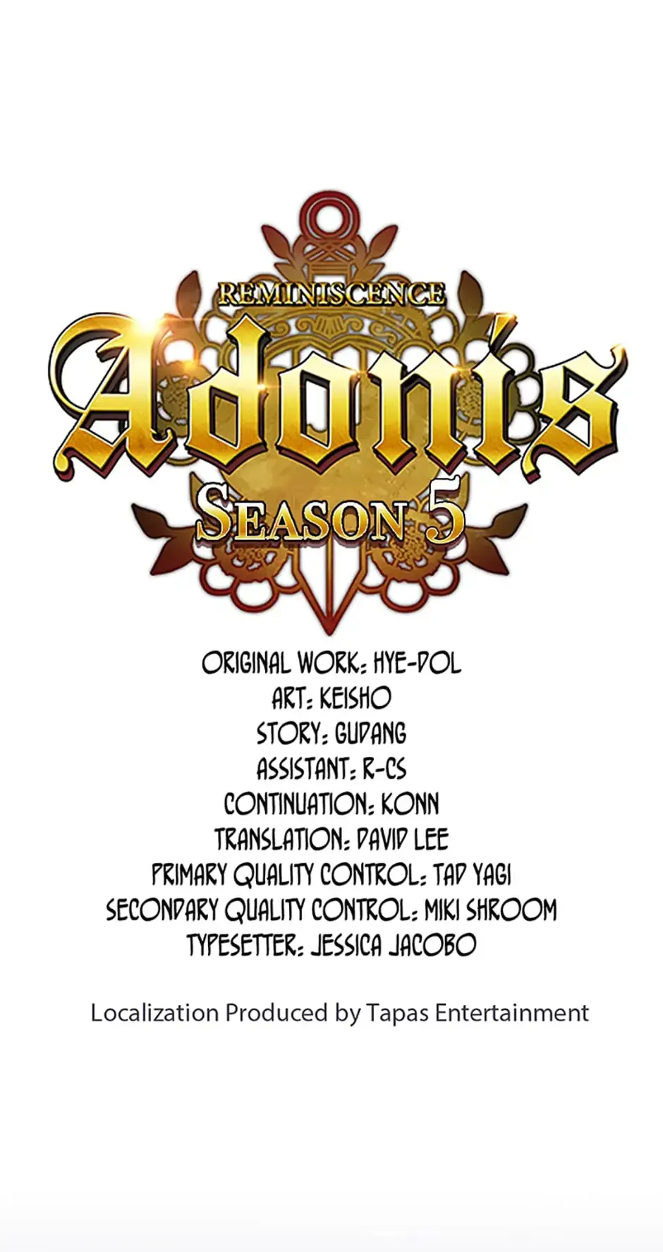 Reminiscence Adonis Manhwa Chapter 201 - Page 1