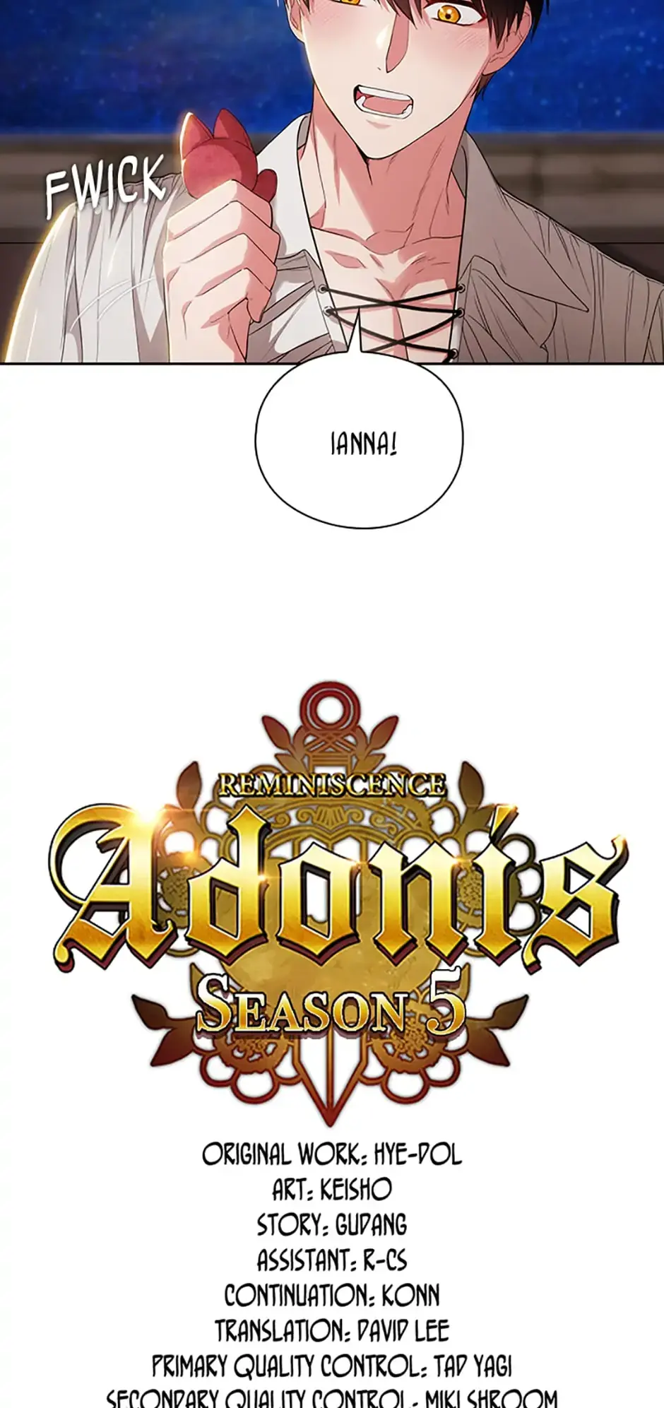 Reminiscence Adonis Manhwa Chapter 203 - Page 3