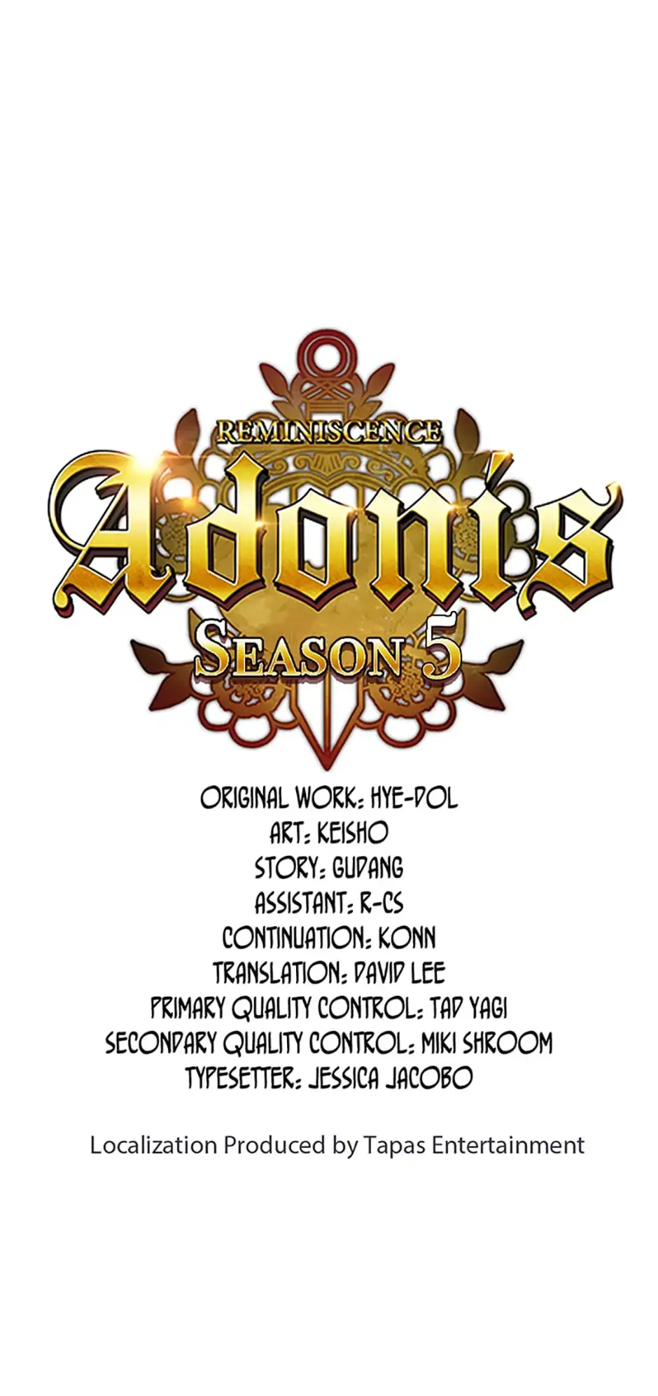 Reminiscence Adonis Manhwa Chapter 209 - Page 1