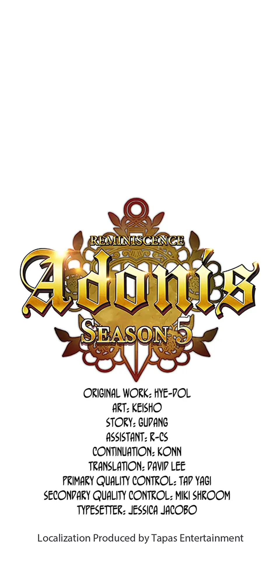 Reminiscence Adonis Manhwa Chapter 213 - Page 1