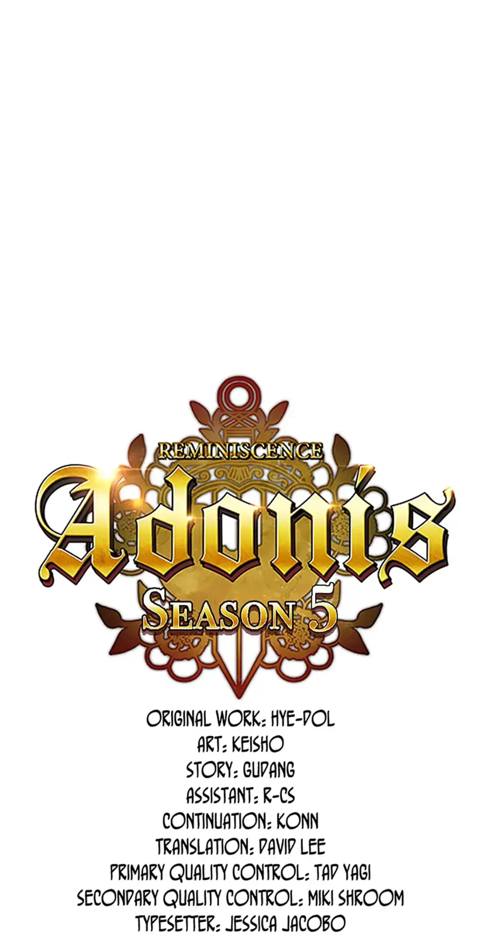 Reminiscence Adonis Manhwa Chapter 217 - Page 1
