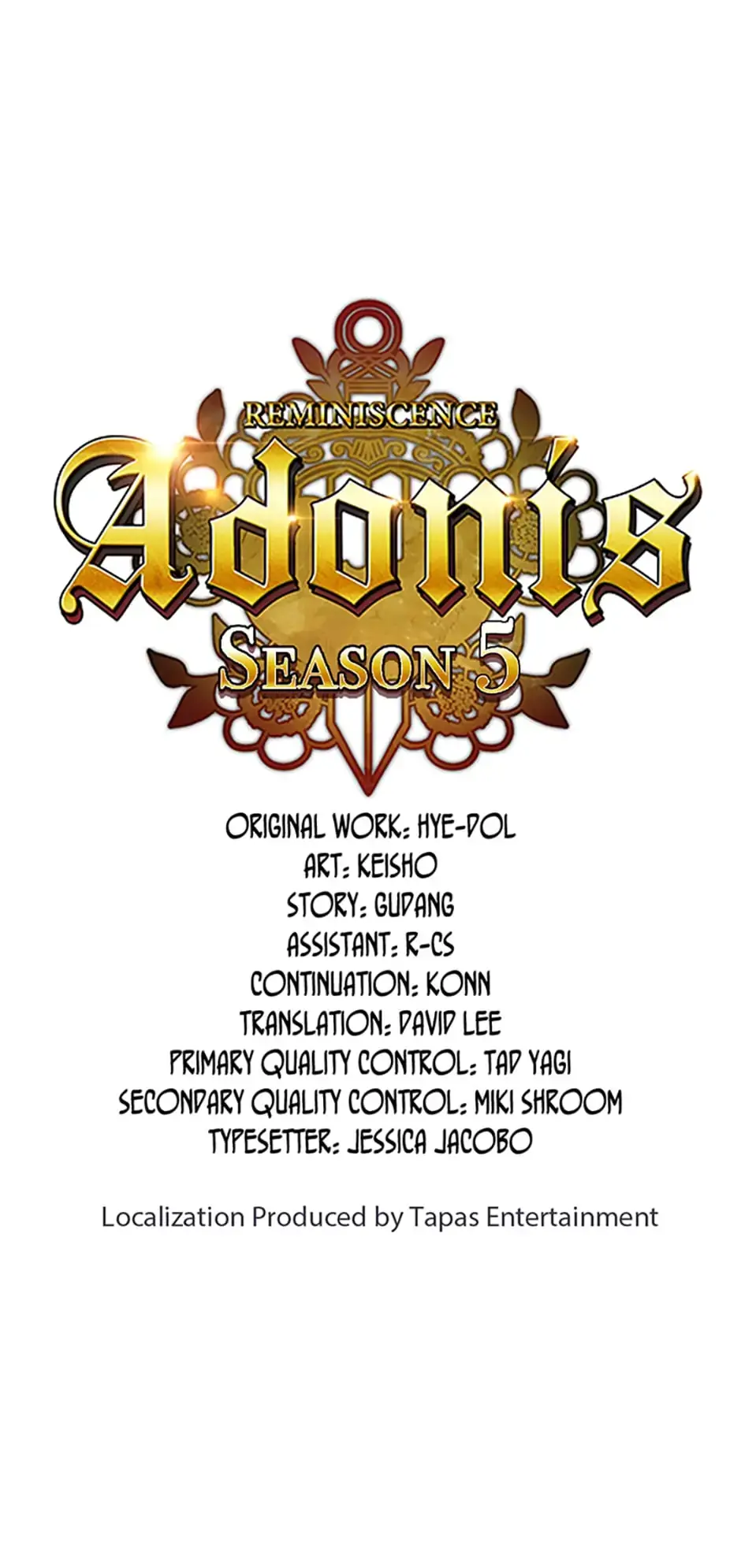 Reminiscence Adonis Manhwa Chapter 223 - Page 1