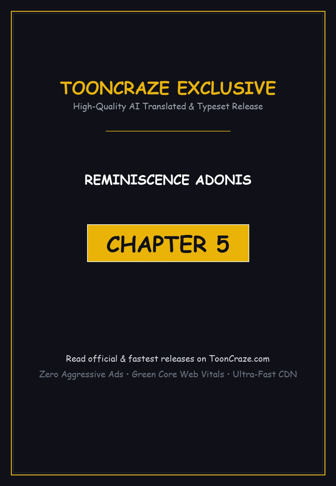 Reminiscence Adonis Manhwa Chapter 5 - Page 1
