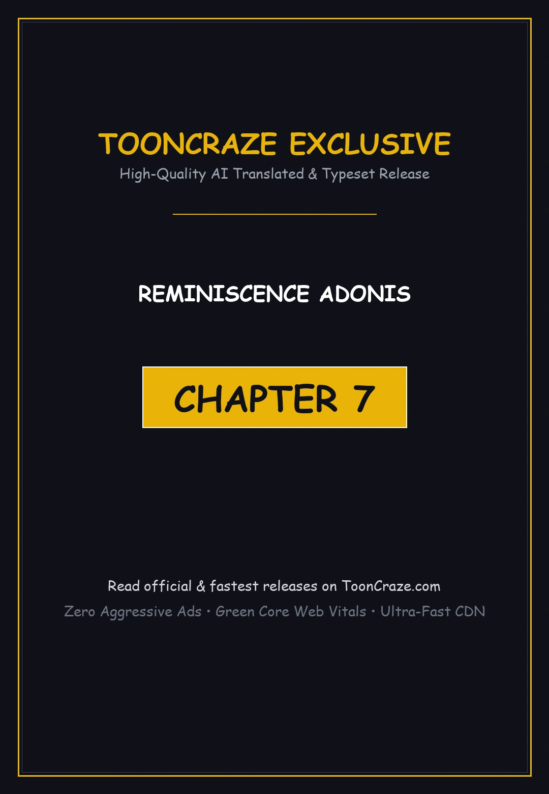 Reminiscence Adonis Manhwa Chapter 7 - Page 1