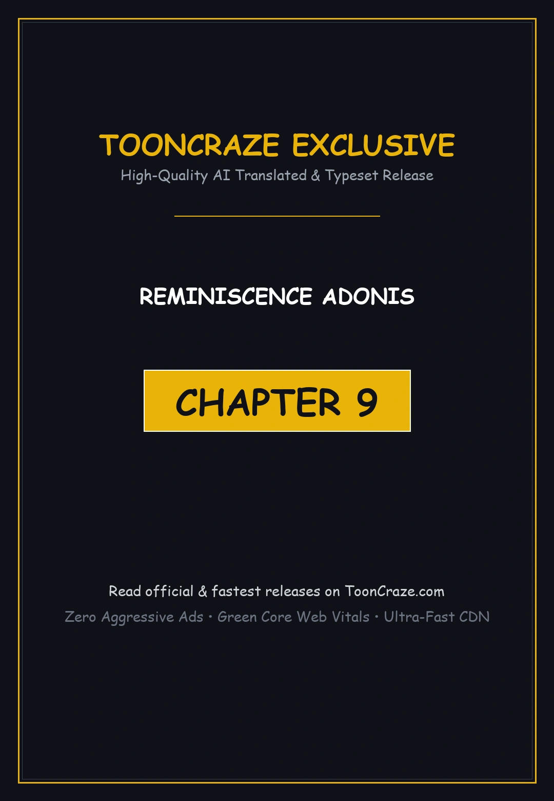 Reminiscence Adonis Manhwa Chapter 9 - Page 1