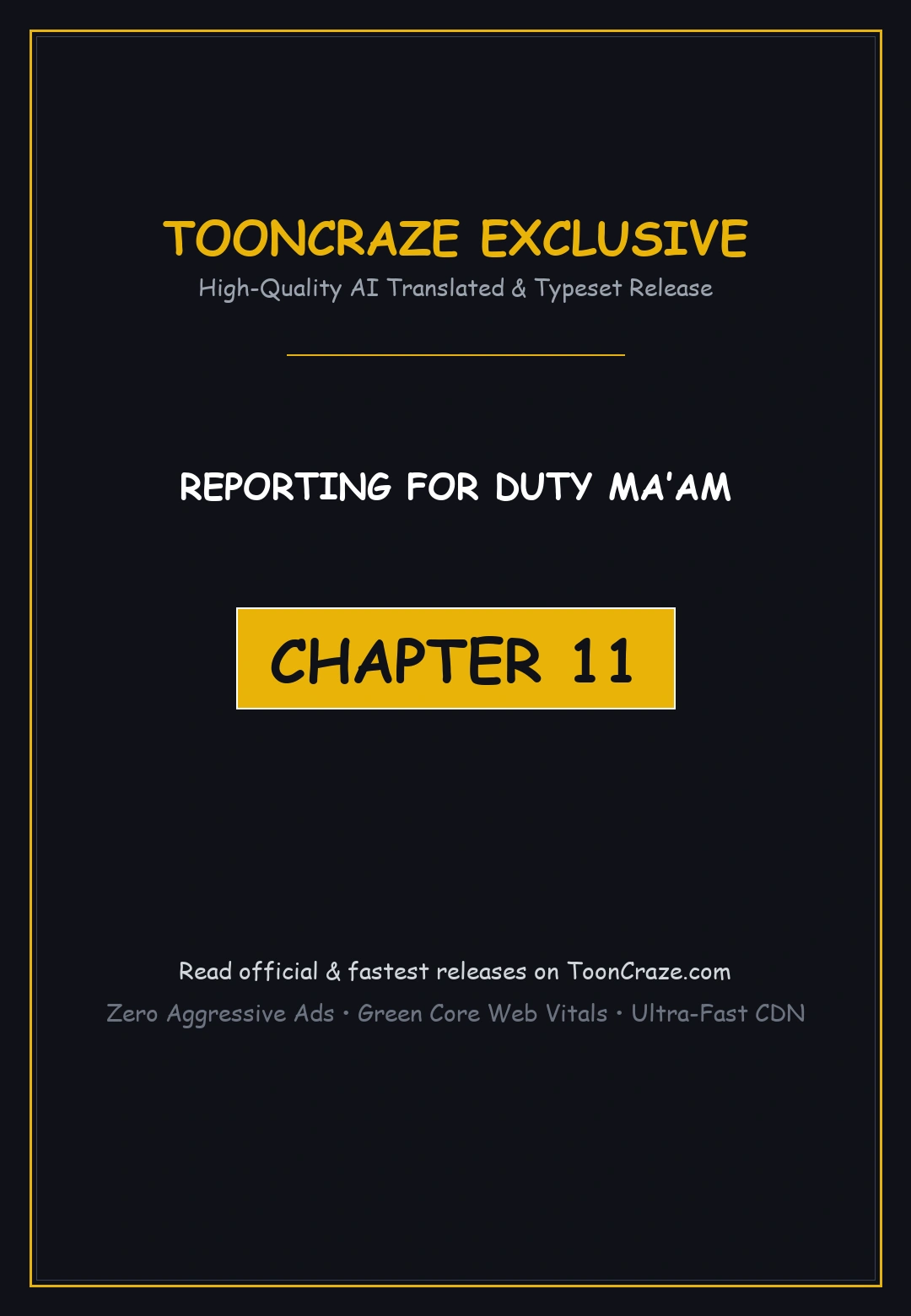Reporting For Duty Maam Chapter 11 - Page 1