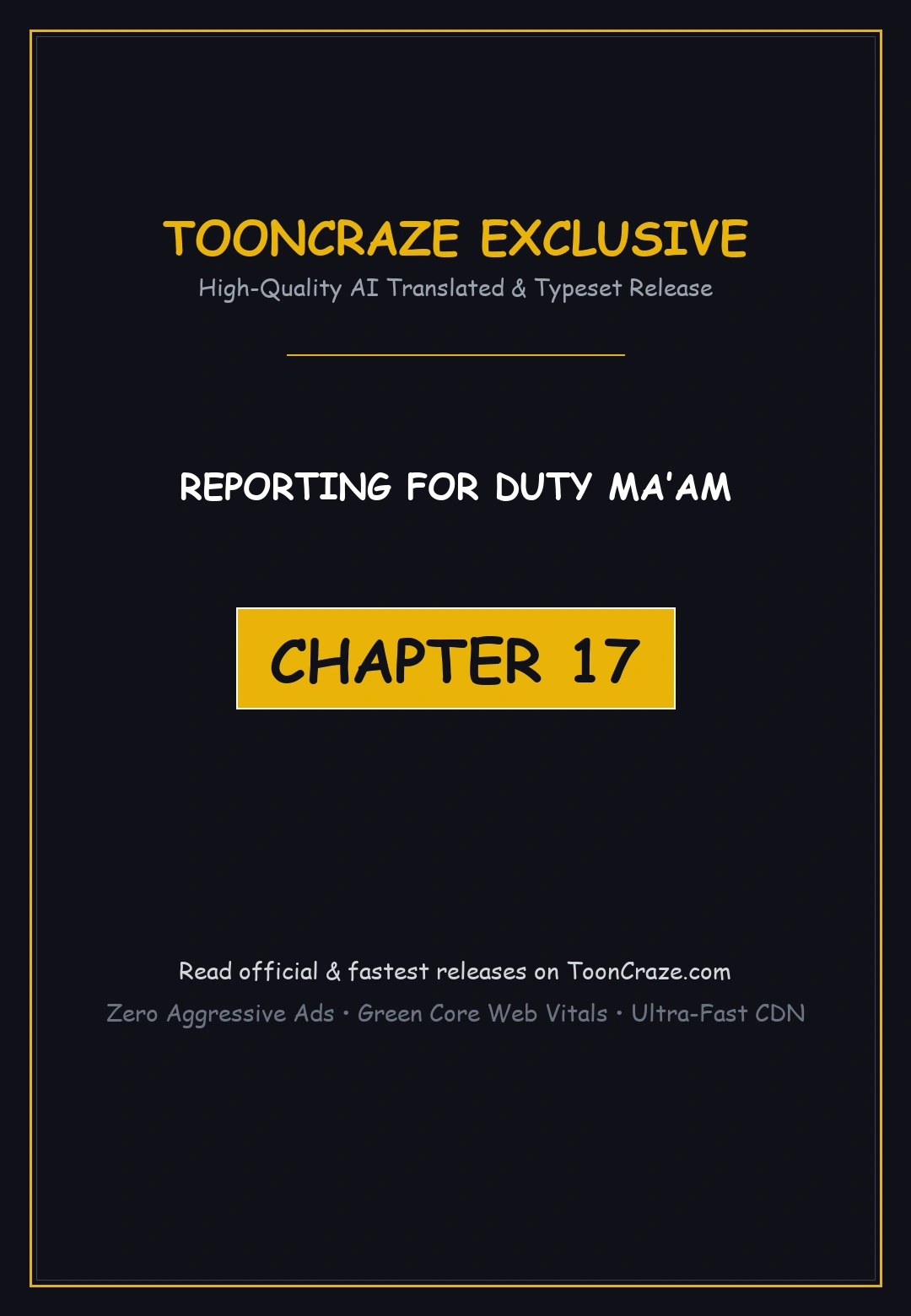 Reporting For Duty Maam Chapter 17 - Page 1