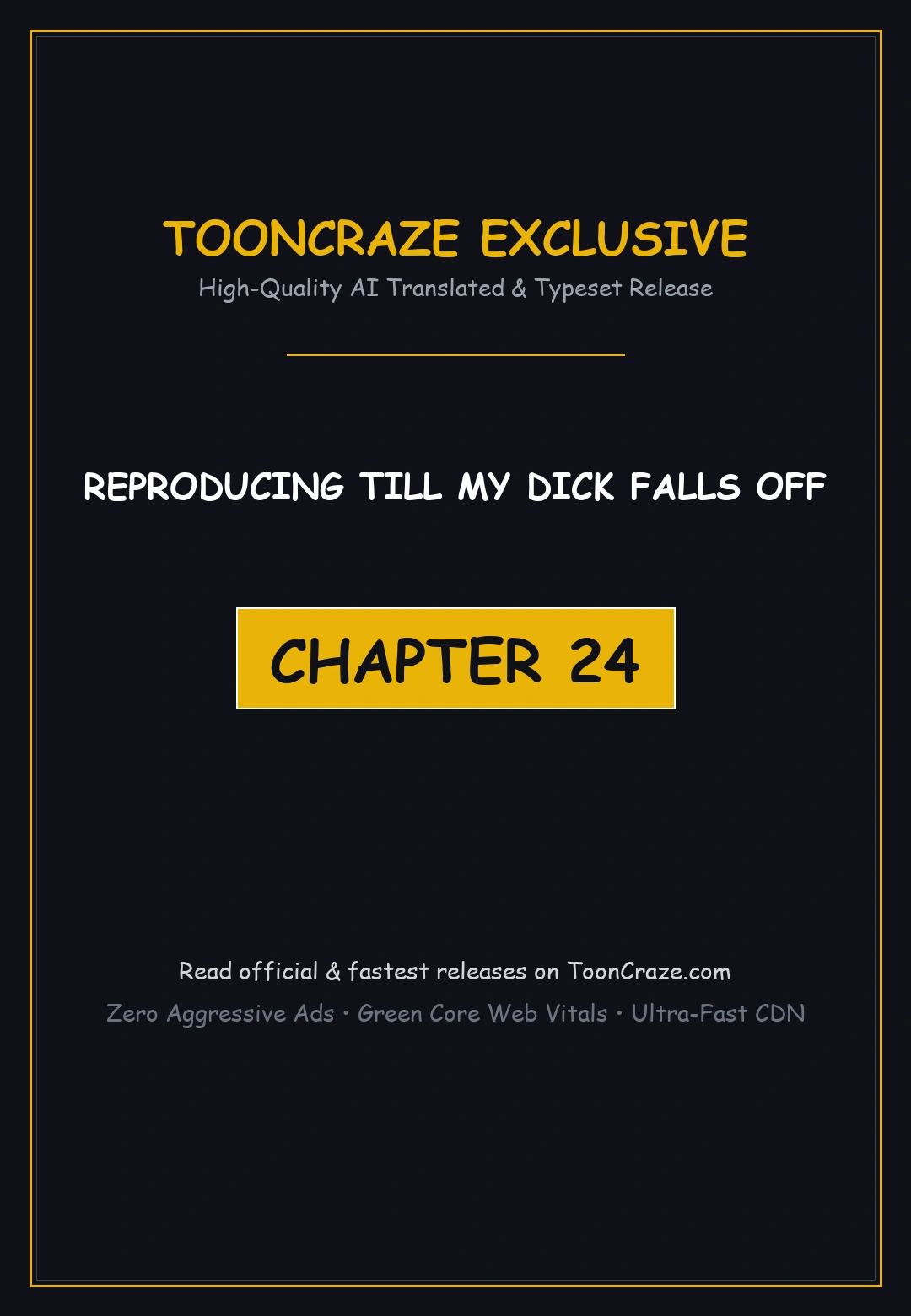 Reproducing Till My Dick Falls Off Chapter 24 - Page 1