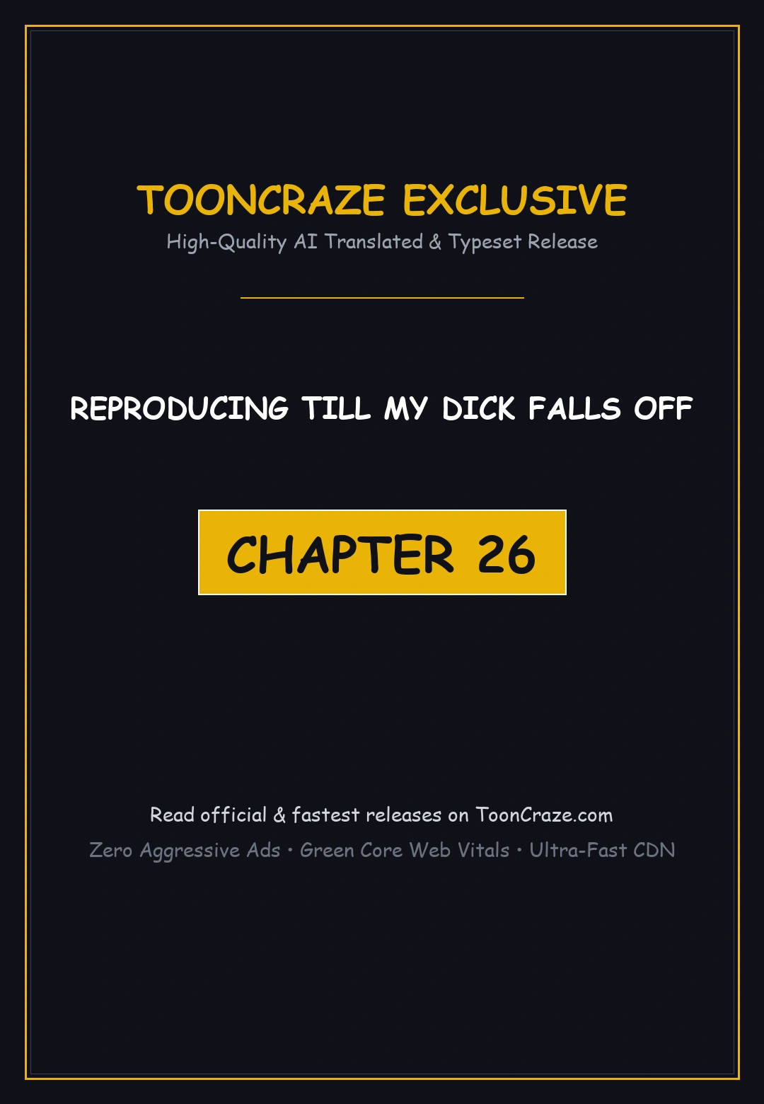 Reproducing Till My Dick Falls Off Chapter 26 - Page 1