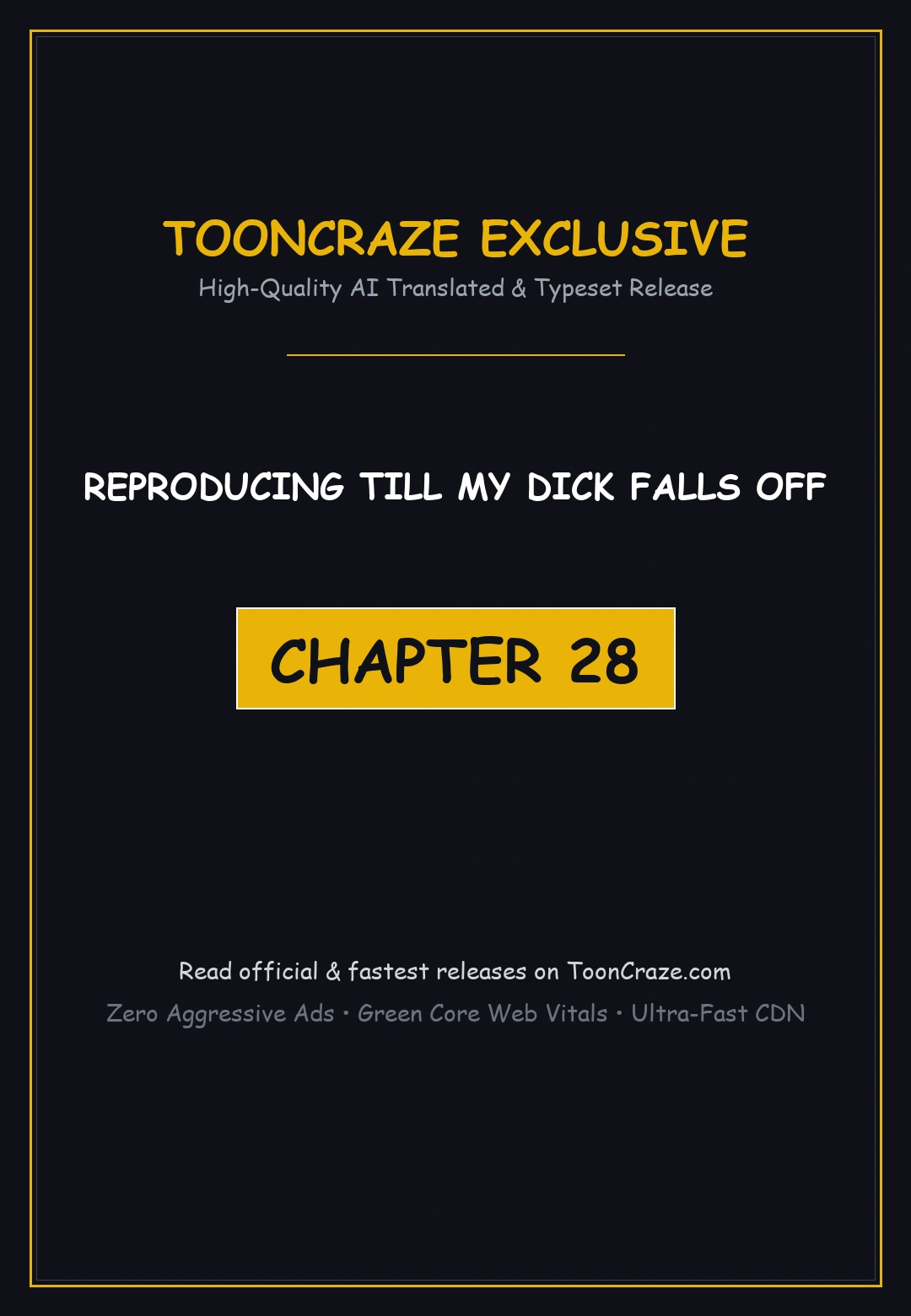 Reproducing Till My Dick Falls Off Chapter 28 - Page 1