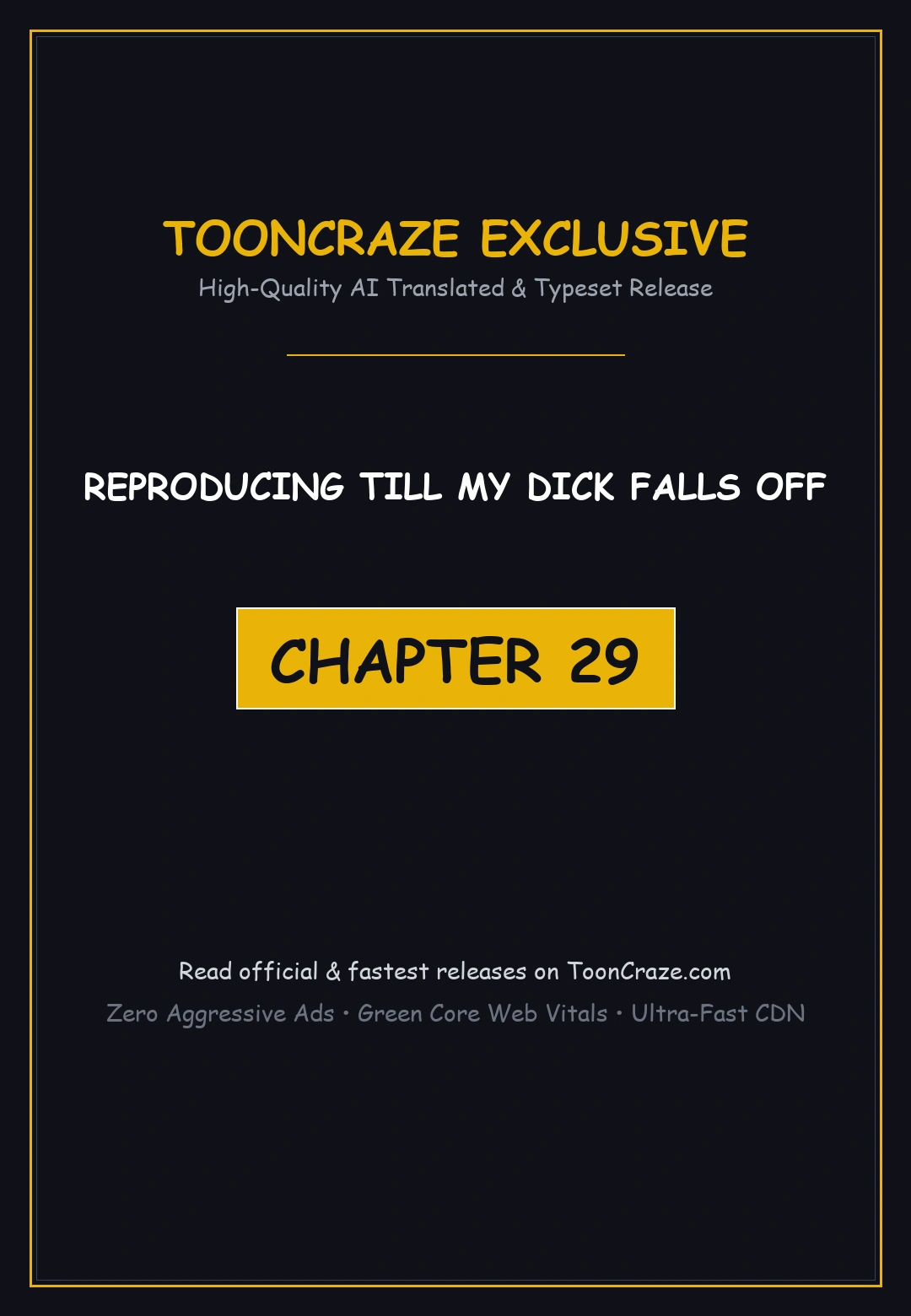 Reproducing Till My Dick Falls Off Chapter 29 - Page 1