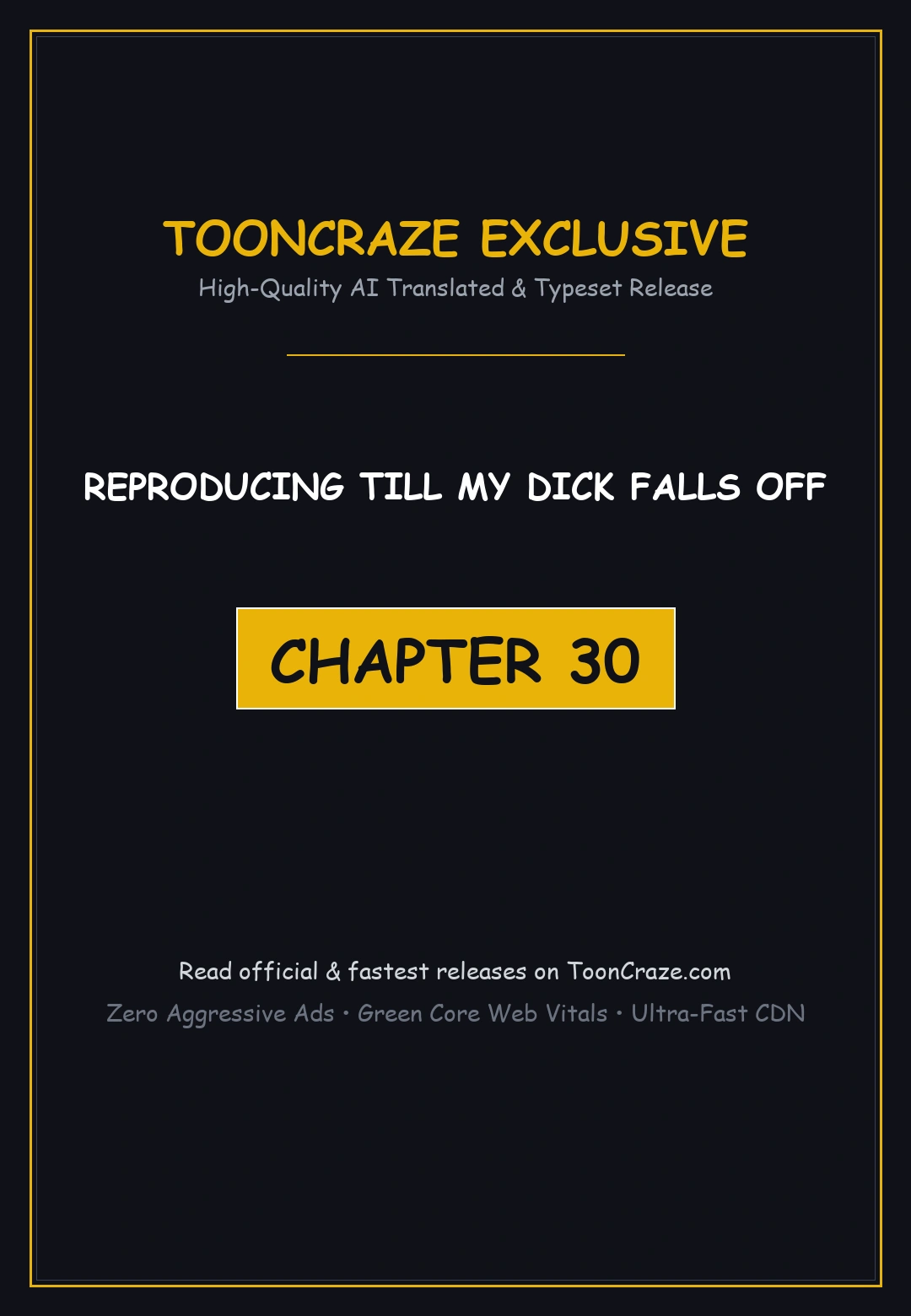 Reproducing Till My Dick Falls Off Chapter 30 - Page 1