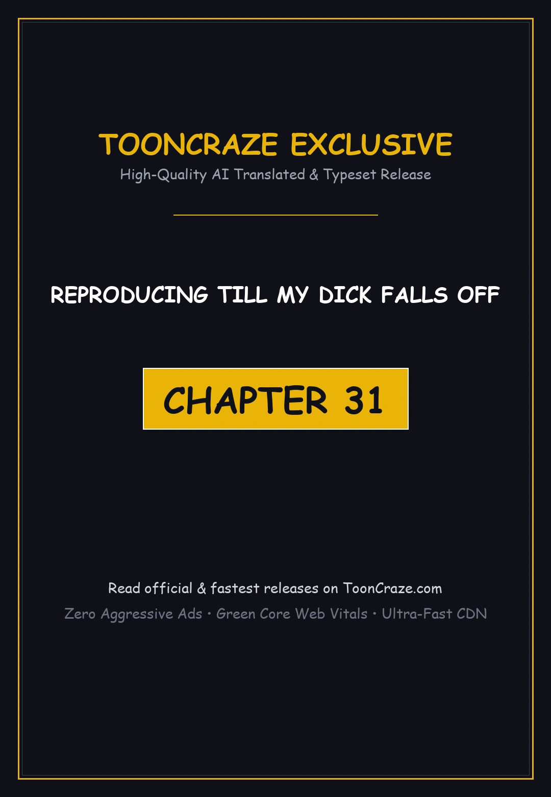 Reproducing Till My Dick Falls Off Chapter 31 - Page 1