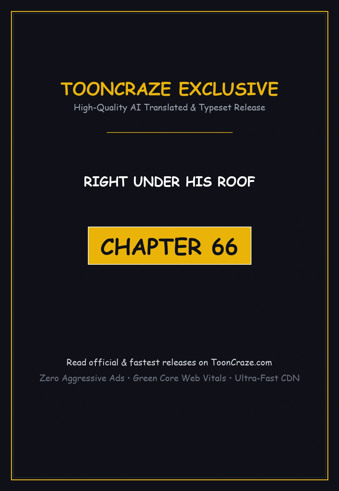 Right Under His Roof Chapter 66 - Page 1