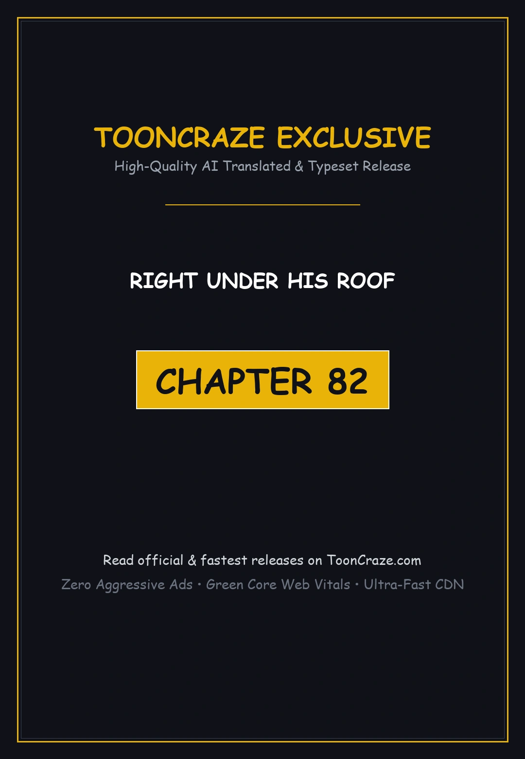 Right Under His Roof Chapter 82 - Page 1