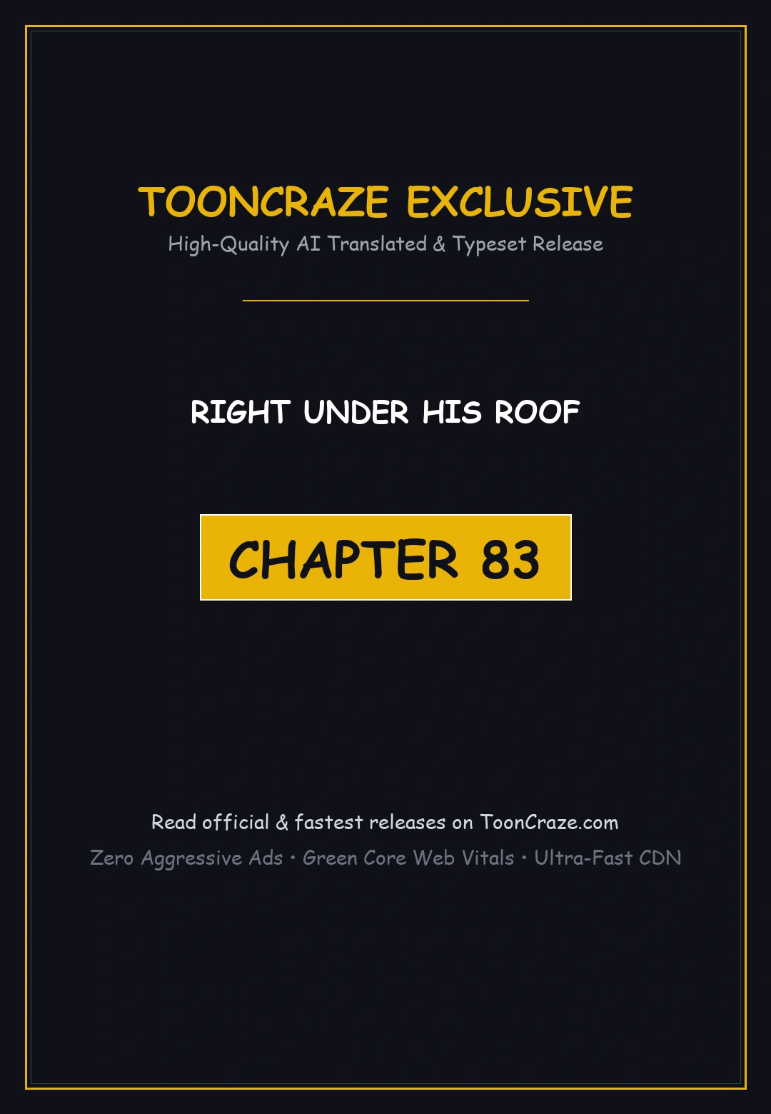 Right Under His Roof Chapter 83 - Page 1