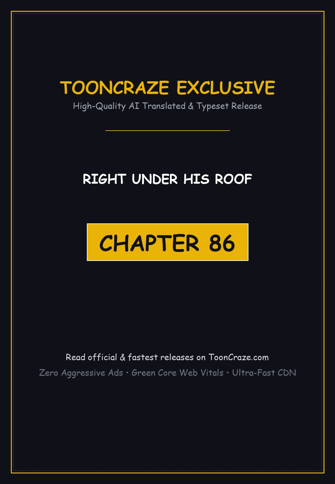 Right Under His Roof Chapter 86 - Page 1