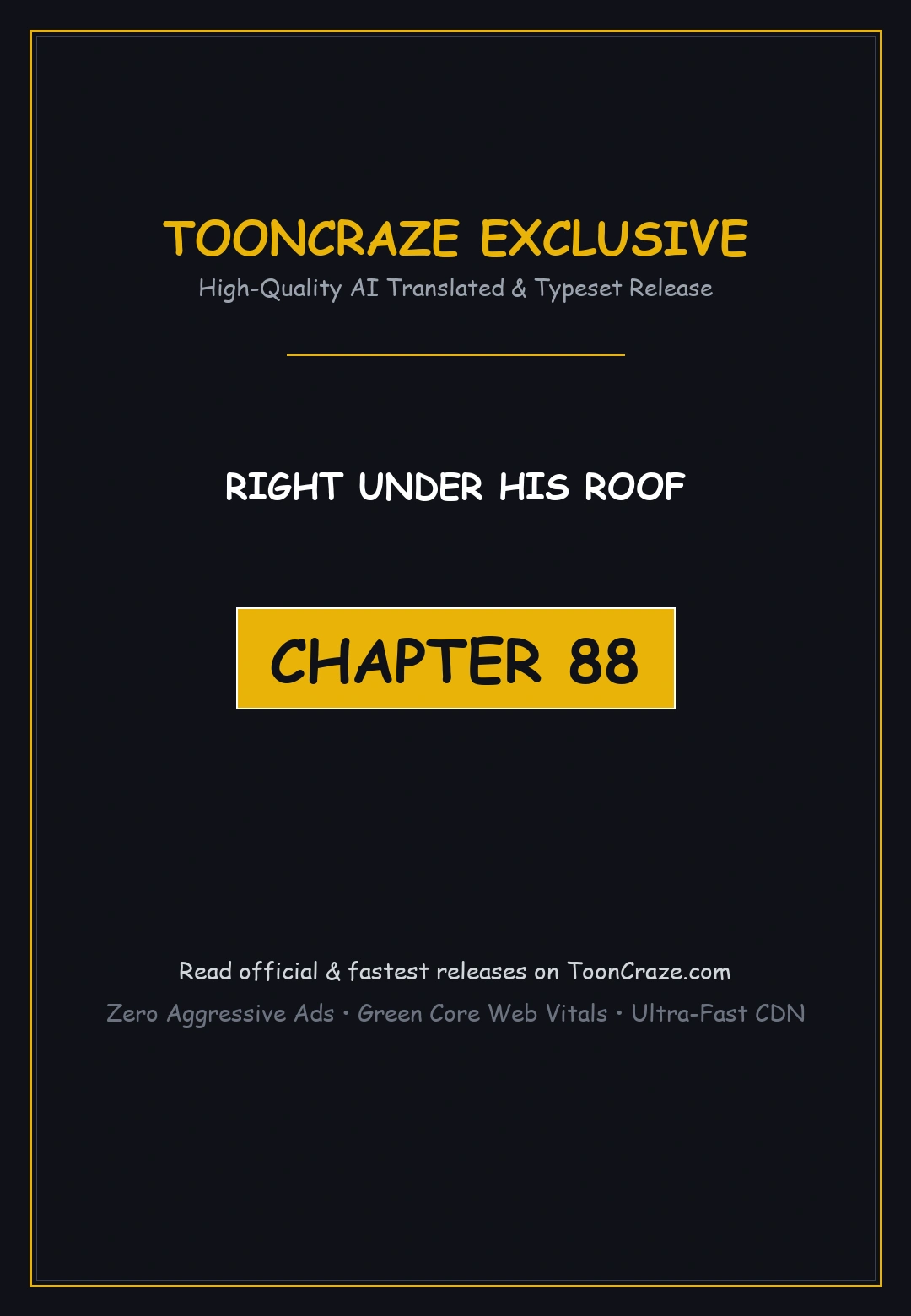 Right Under His Roof Chapter 88 - Page 1