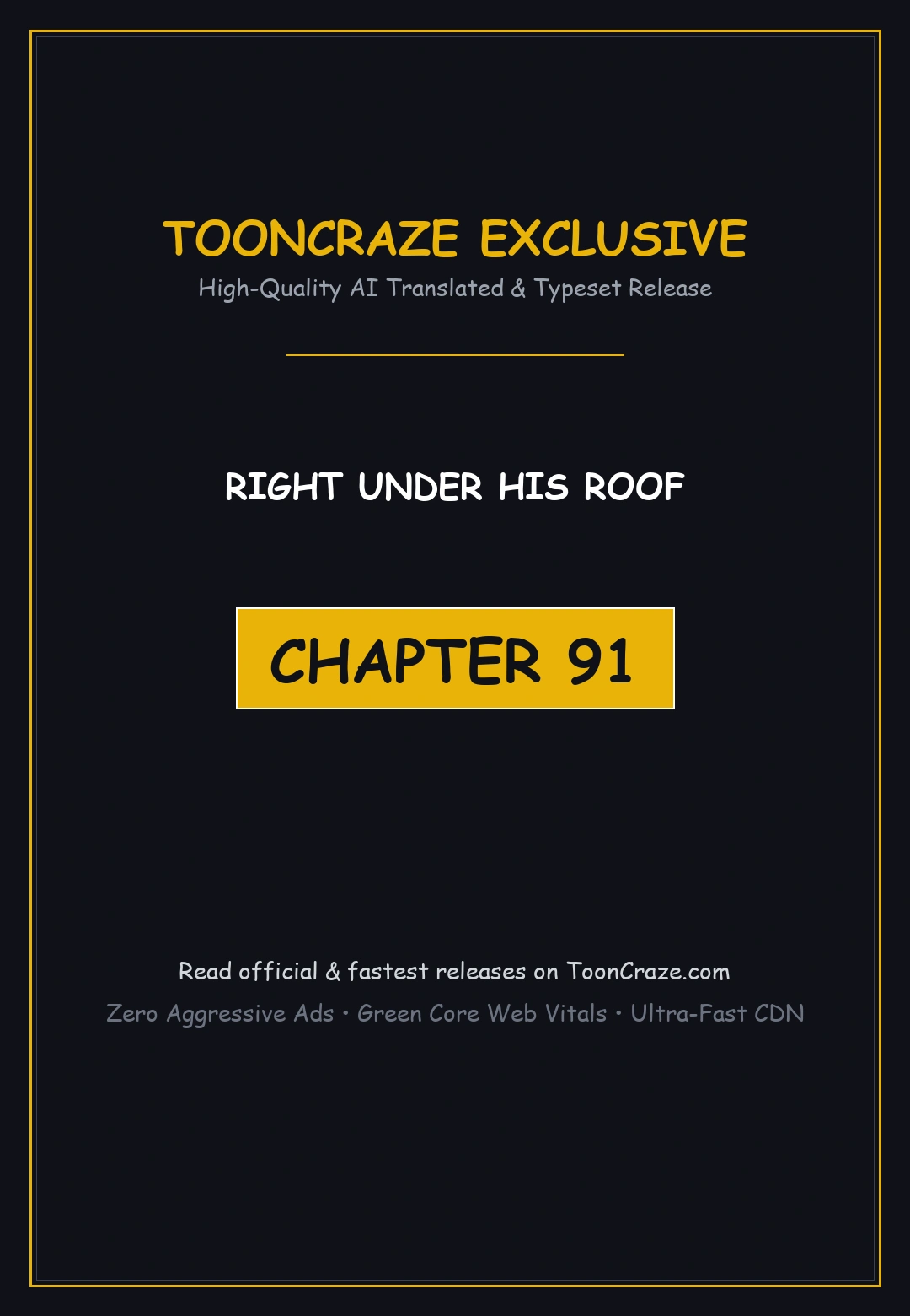 Right Under His Roof Chapter 91 - Page 1