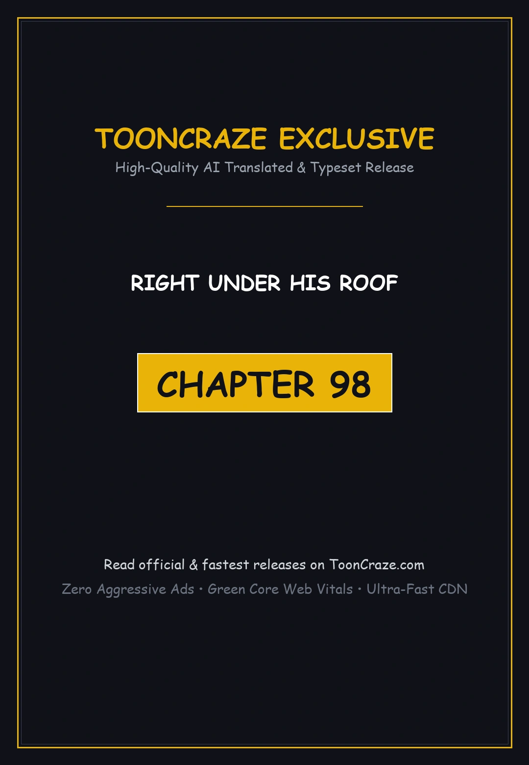 Right Under His Roof Chapter 98 - Page 1